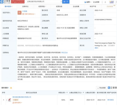 神州数码设立数字技术子公司，注资6000万深化服务布局
